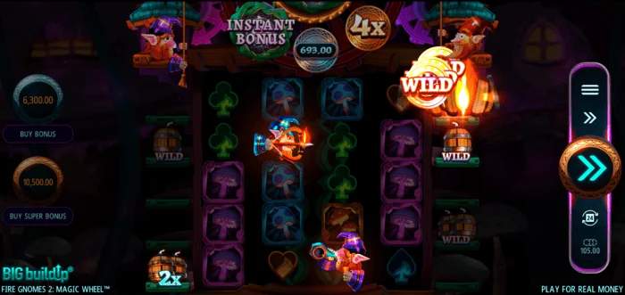 Fire Gnomes 2 Magic Wheel - symbol paytable